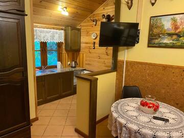 Фото номера Шале 2 Дома для отпуска Leśny Zakątek г. Гжибовце 5